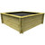 Wooden Fish Pond 2m X 2m Square 5 Boards 69cm High 44mm Wood
