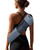 Blue Yoga Mat Bag with Zip | Lightweight Nylon Yoga Mat Carrier with Adjustable Shoulder Strap & Mesh Vent