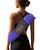 Purple Yoga Mat Bag with Zip | Lightweight Nylon Yoga Mat Carrier with Adjustable Shoulder Strap & Mesh Vent