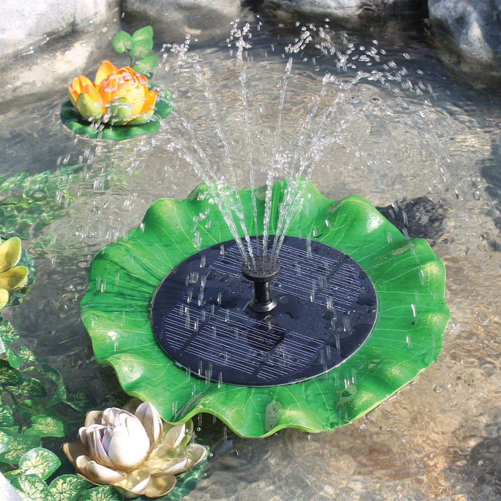 The PondKraft Solar Floating Lily Fountain The PondKraft Solar Floating Lily Fountain