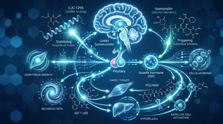 Advancing the Somatotropic Frontier: A Comprehensive Analysis of GHRH Analogues, Ghrelin Mimetics, and IGF-1 Signaling