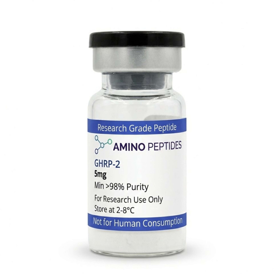 GHRP-2 (Pralmorelin) | 5mg & 10mg - Research Grade Peptide