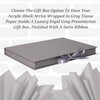 Father & Child Grey Any Song Lyric Acrylic Block