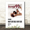 Boney M Mary's Boy Child  Oh My Lord Christmas Single Polaroid Music Art Poster Print