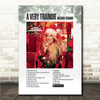 Meghan Trainor A Very Trainor Christmas Music Polaroid Vintage Music Wall Art Print