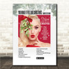 Gwen Stefani You Make It Feel Like Christmas Music Polaroid Music Art Poster Print
