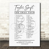 Taylor Swift - Concert Setlist Gig Poster Print Canvas Vintage - Wembley London England - Aug 20 2024