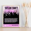 Taylor Swift - Concert Setlist Gig Poster Print Canvas Pink Concert - Wembley London England - Aug 20 2024