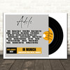 Adele - Concert Setlist Poster Print Canvas Vinyl Grey - Sonderfreifläche Messe - Aug 24th 2024