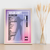 Taylor Swift - Concert Setlist Gig Poster Print Canvas Female Singer - Wembley London England - Aug 20 2024