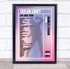 Taylor Swift - Concert Setlist Gig Poster Print Canvas Male Singer - Wembley London England - Aug 20 2024