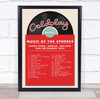 Coldplay - Concert Setlist Gig Poster Print Canvas Vintage Vinyl - Croke Park Dublin Ireland - Sept 2nd 2024