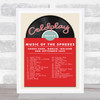 Coldplay - Concert Setlist Gig Poster Print Canvas Vintage Vinyl - Croke Park Dublin Ireland - Sept 2nd 2024