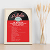 Adele - Concert Setlist Poster Print Canvas Vintage Vinyl - Sonderfreifläche Messe - Aug 24th 2024