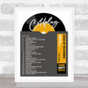 Coldplay - Concert Setlist Gig Poster Print Canvas Grey Vinyl - Croke Park Dublin Ireland - Sept 2nd 2024