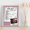 Blink-182 - Concert Setlist Gig Poster Print Canvas Doodle Photo - The OVO Hydro Glasgow Scotland - Aug 30th 2024