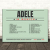Adele - Concert Setlist Poster Print Canvas Green Landscape - Sonderfreifläche Messe - Aug 24th 2024