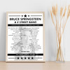 Bruce Springsteen - Concert Setlist Poster Print Canvas - RDS Arena, Dublin, Ireland - May 7th 2023