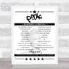 P!nk - Concert Setlist Poster Print Canvas - Tottenham Hotspur Stadium, London, England - June 15th 2024