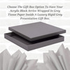 Sketch Record Our Square Square Any Song Lyric Acrylic Block