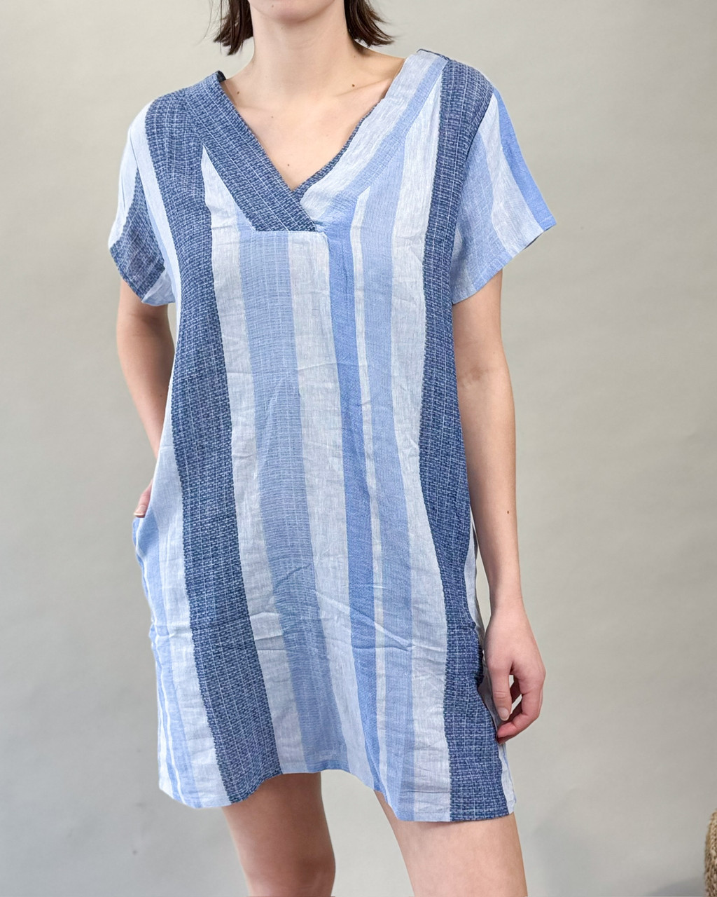 belle cotton dress Printed – Charlotte Kellogg Length:50