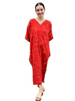 Kimono Red Dress