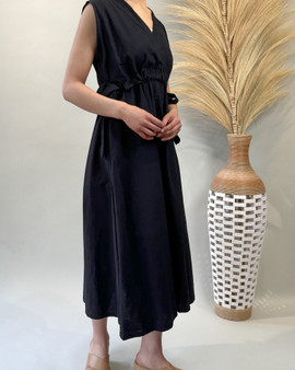 Linen Bay Tie Dress