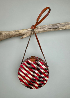 Rattan Round Purse