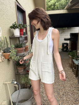 Cotton Gauze Romper