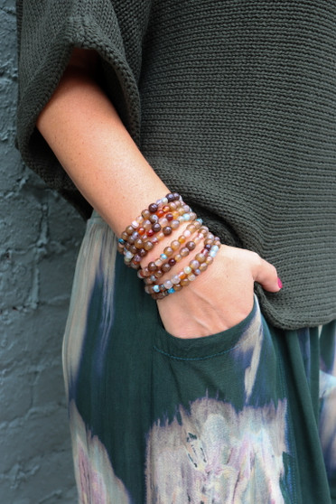 Agate Layer Bracelet