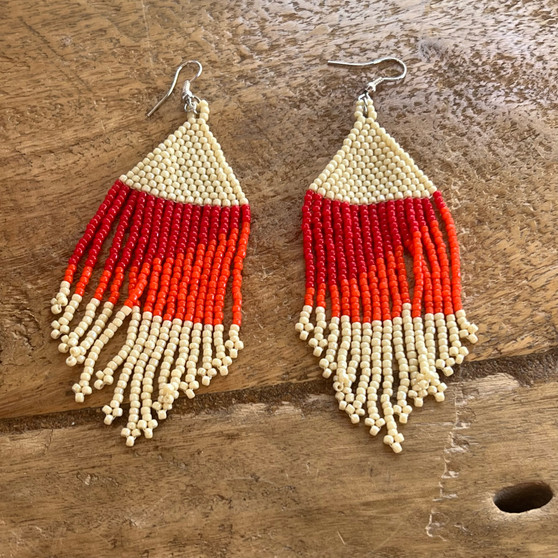 Miyoki Red/Orange Earring