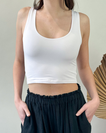 Basic Double Layer Crop Top