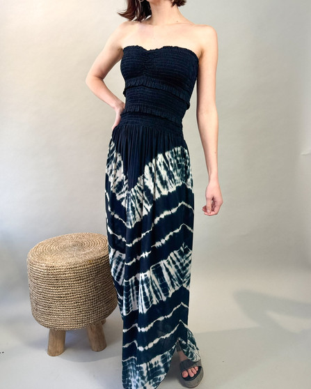 Frill Tube Top Dress