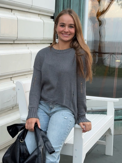 Phoenix Distressed Sweater