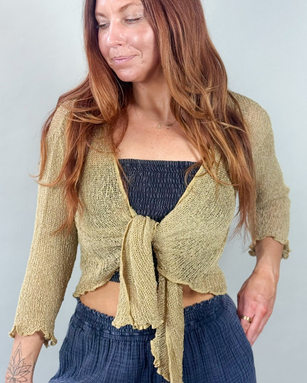 Brook Park Mesh Cardigan