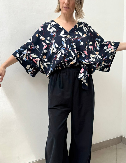 Cropped Kimono Top