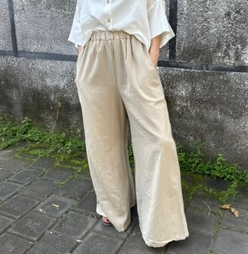 Linen Wide Leg Pant