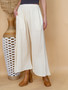 Gaga Cotton Gauze Wide Leg Pants