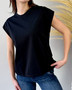 Cotton Shoulder Flair Top