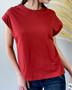 Cotton Shoulder Flair Top