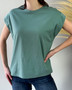 Cotton Shoulder Flair Top