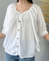 Button Blouse Lightweight