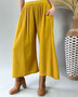 Wide Leg Gauze Pant