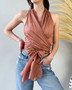 Shanti Cotton Wrap Top