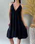 Bare Back Ruffle Dress