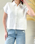 Boxy Button Top