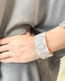 Handmade Large Beaded Bracelet