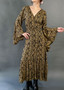 Wrap Gold Dress