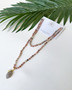 Stone Double Necklace