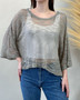 Crop Peg Sheer Knit